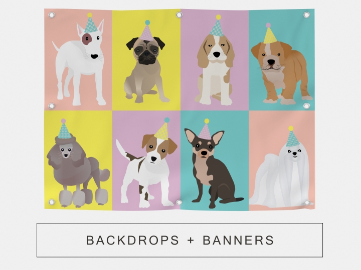 Backdrops + Banners