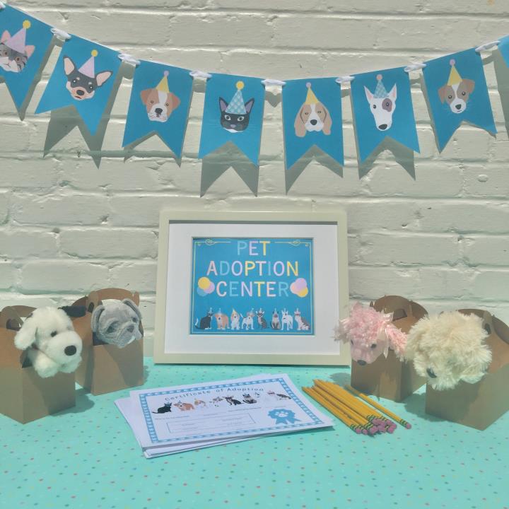 Puppy and Kitty Party Adopt a Pet Activity