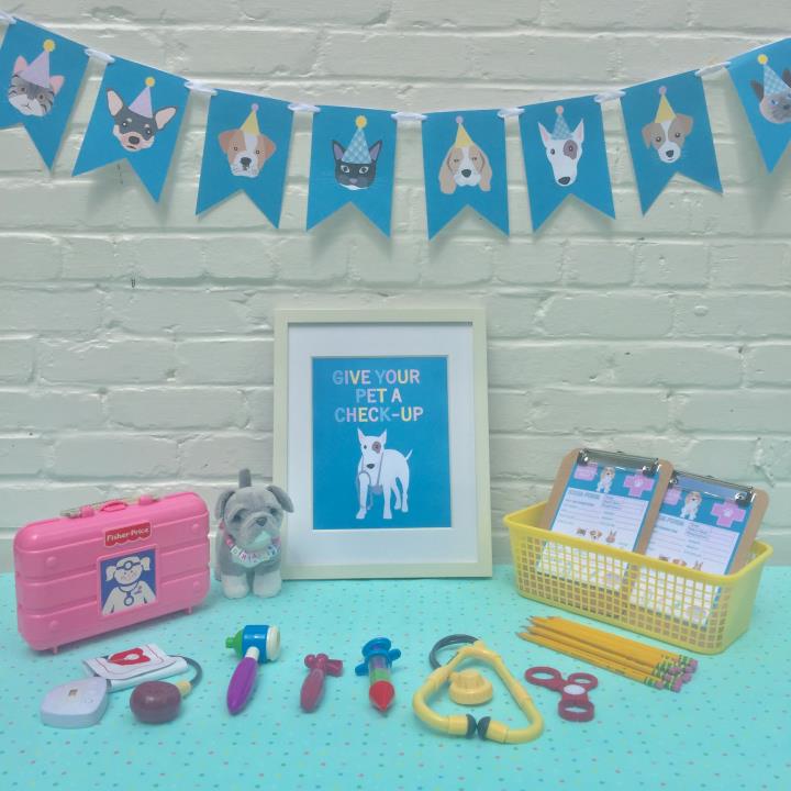 Puppy and Kitty Party Pet Vet Activity