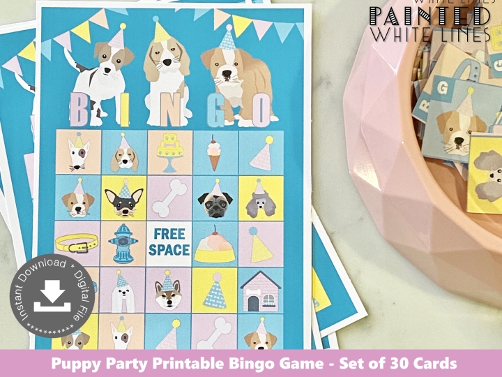 Puppy Dog Bingo Game
