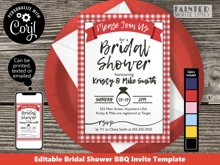 Bridal Shower Invitation Template
