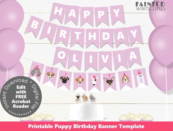 Party Banner Template from www.paintedwhitelines.com