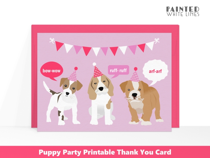 Dog Thank You Cards
