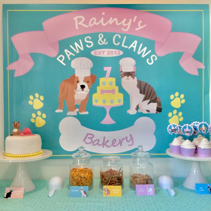 Puppy and Kitty Party Invitation